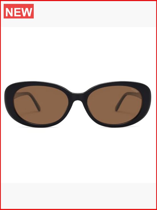 Retro Oval Polarized Sunglasses for Women Men main image 5